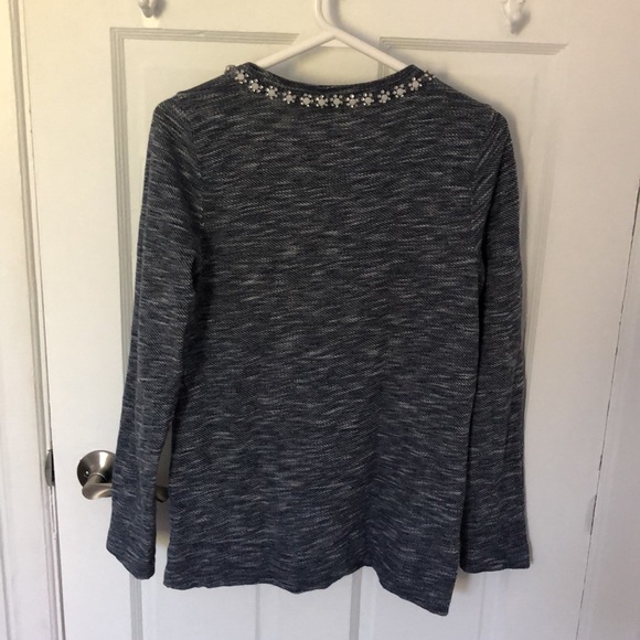 J. Crew Jewel Collar Sweater - Picture 2 of 5